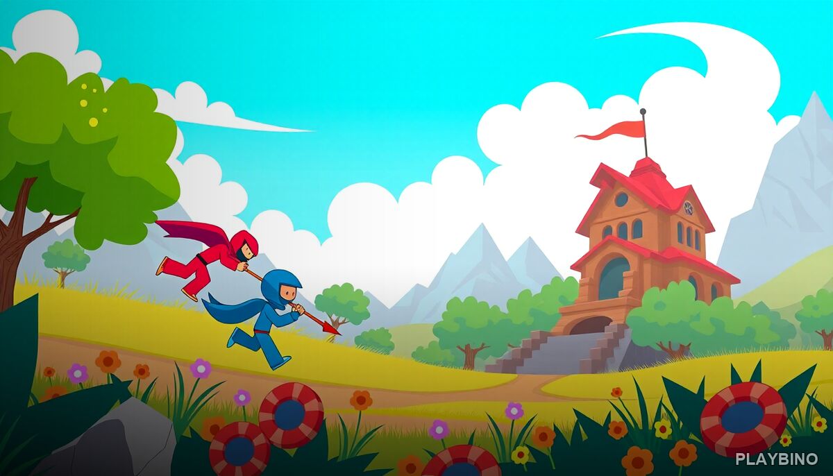 Javelin Battle: Physics-Based Throwing Strategy Against Stickman Waves image