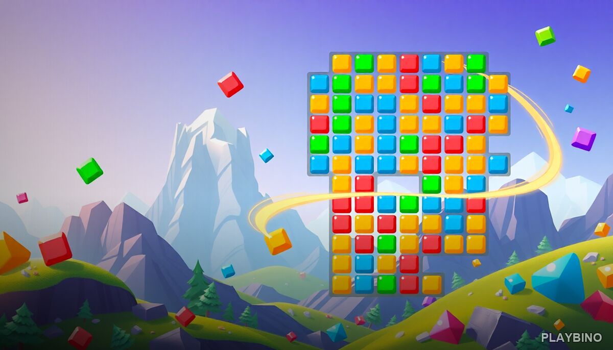 Jelly Block Puzzle: Grid Strategy and Match-3 Merging image