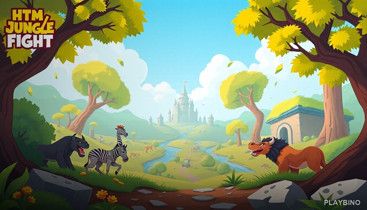 Jungle Fight: Build Your Animal Army and Win Tactical Battles image