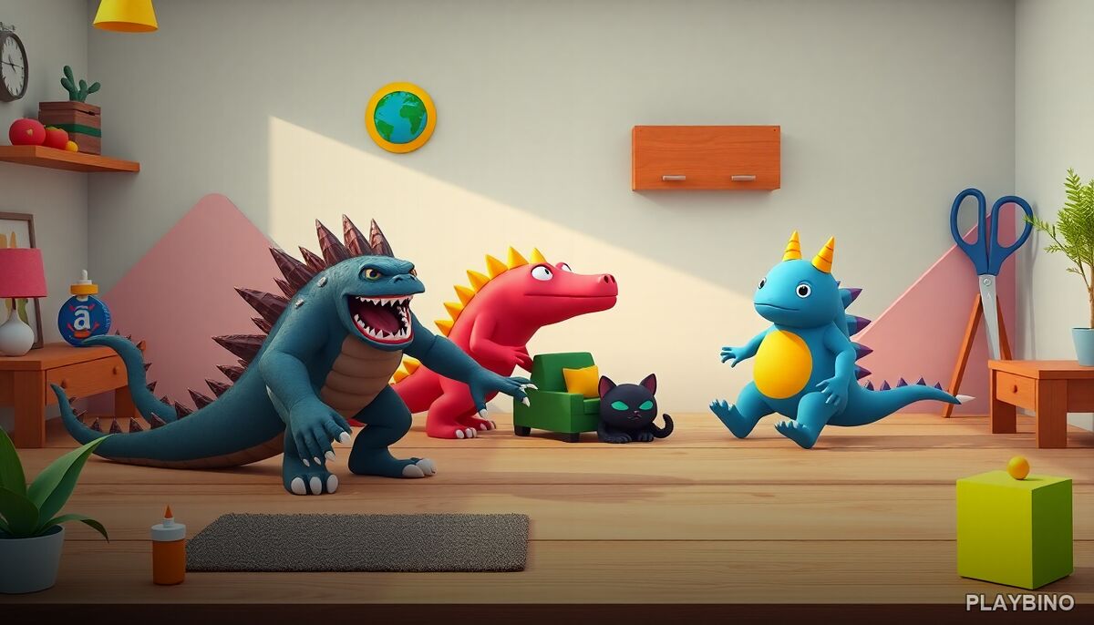 Kaiju Run Dzilla Enemies: Monster Combat Meets Endless Running image