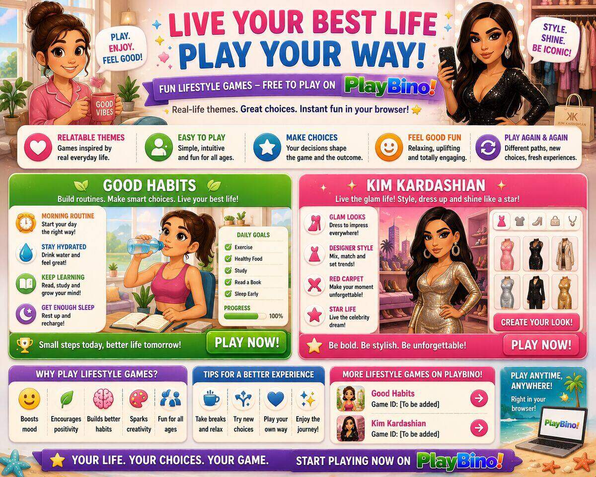 Games That Reflect Real Life: How Lifestyle-Themed Browser Games Keep You Hooked image