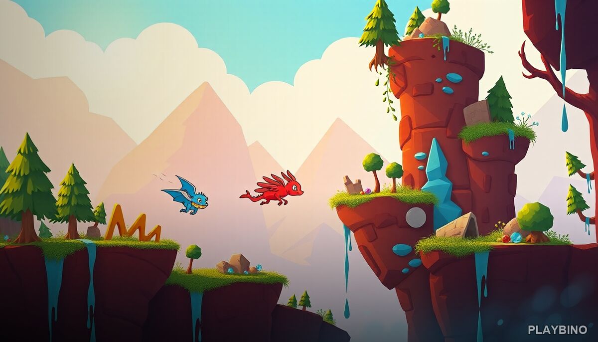 Lovo: Vertical Climbing Arcade Game with Nests, Enemies, and Power-Up Eggs image
