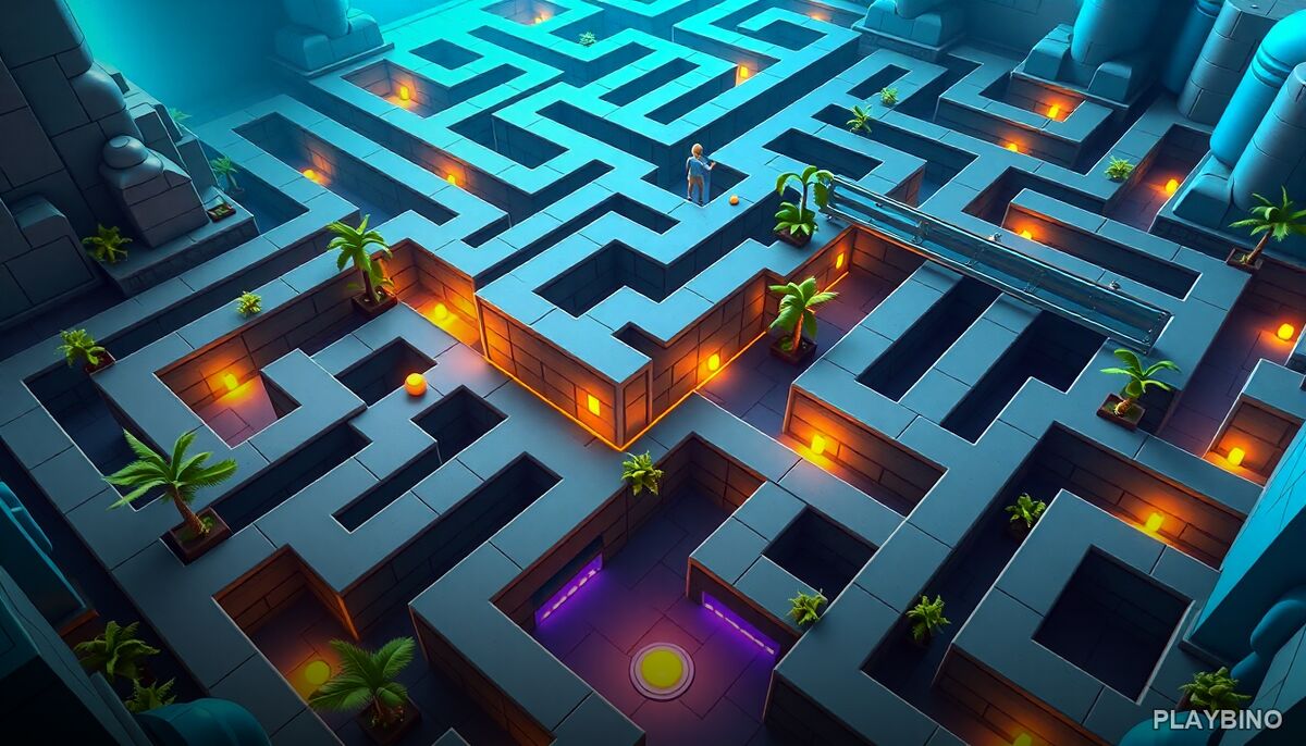 Maze Controlling: Navigate Labyrinths with Logic and Speed image
