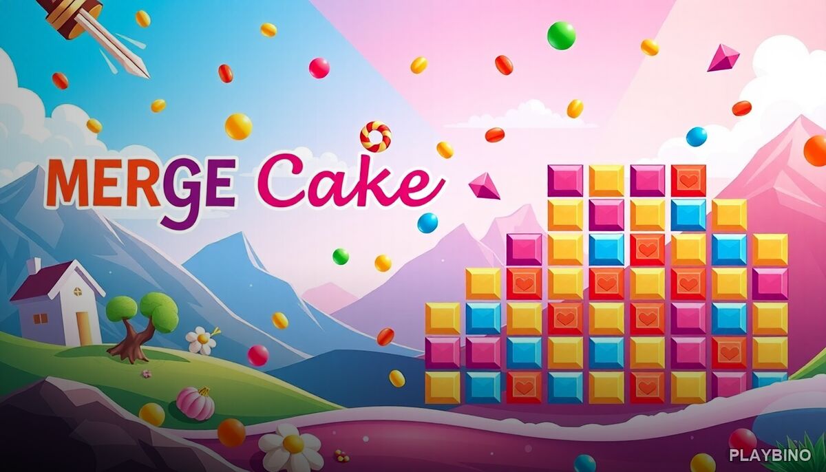 Merge 2048 Cake: Tile Merging Puzzle with a Sweet Twist image