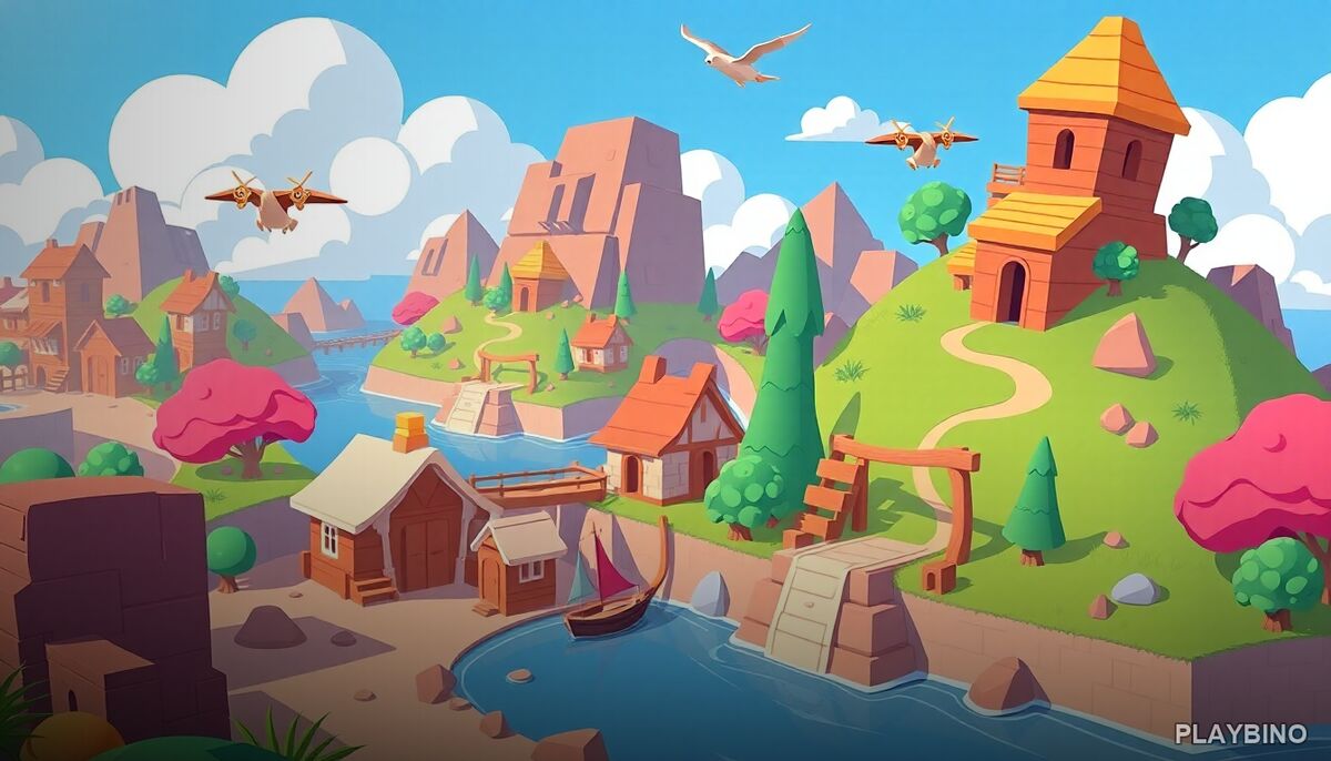Merge World: Build Your Paradise Through Idle Puzzle Strategy image