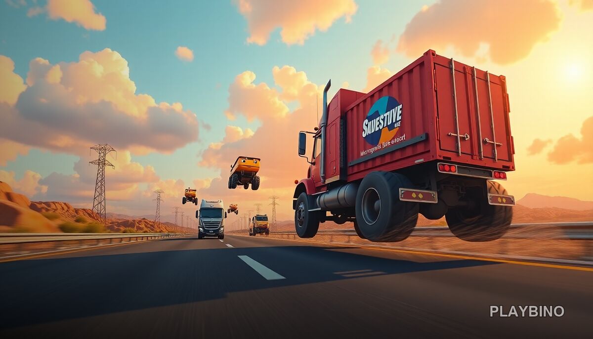 Monster Trucks Sky Stunts: Physics, Ramps, and Sky-High Driving image