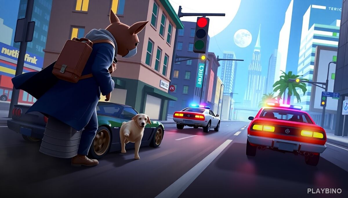 Mustang City Driver 2024: Open World Racing with Day-Night Shifts and Police Chases image