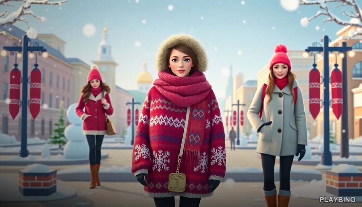My Winter Knit Fashion: Style Three Characters in Cozy Cold-Weather Looks image
