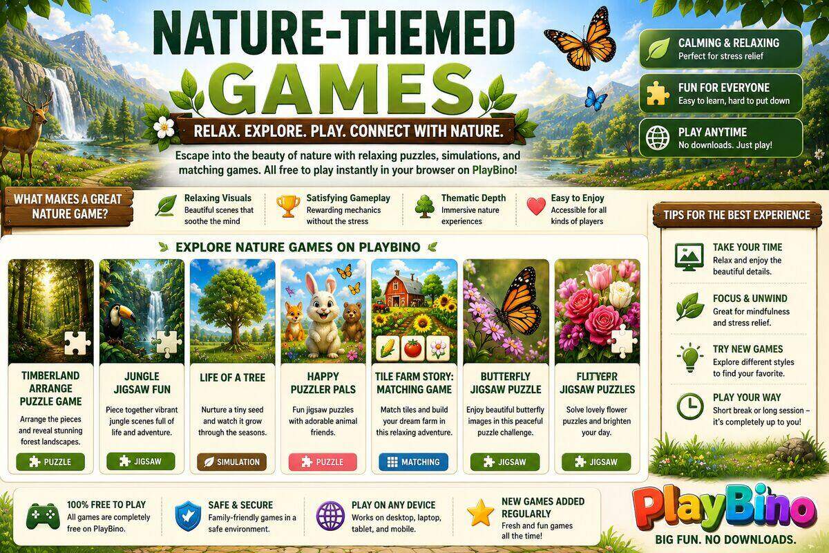 Explore the Beauty of Nature Through Online Browser Games image