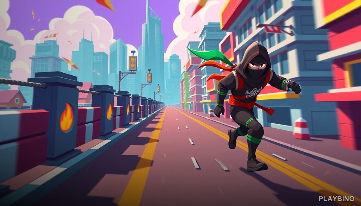 Ninja Evade: Survive the City\'s Mechanical Gauntlet image