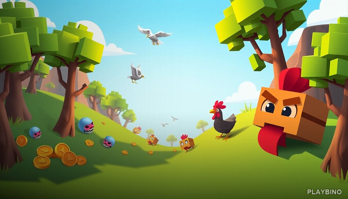 Noob Chicken Hunter: Dodge Monsters and Collect Every Bird image