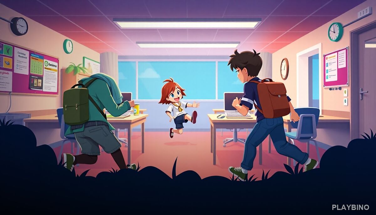Noob and Pro Monster School: Chase, Escape, Survive image
