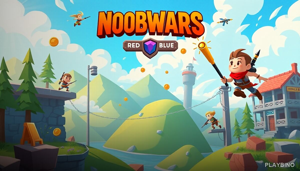 Noobwars Red and Blue: Urban Combat for Two Teams image