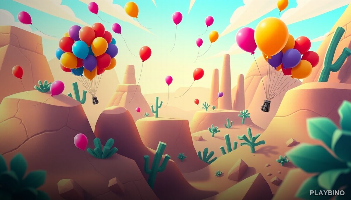 Nugget Man Survival Puzzle: Balloons, Bandits, and Desert Escapes image
