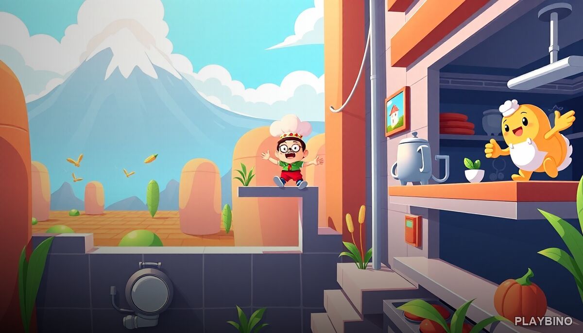 Obby Papa Pizzas Escape: Dodge, Collect, and Survive the Kitchen image