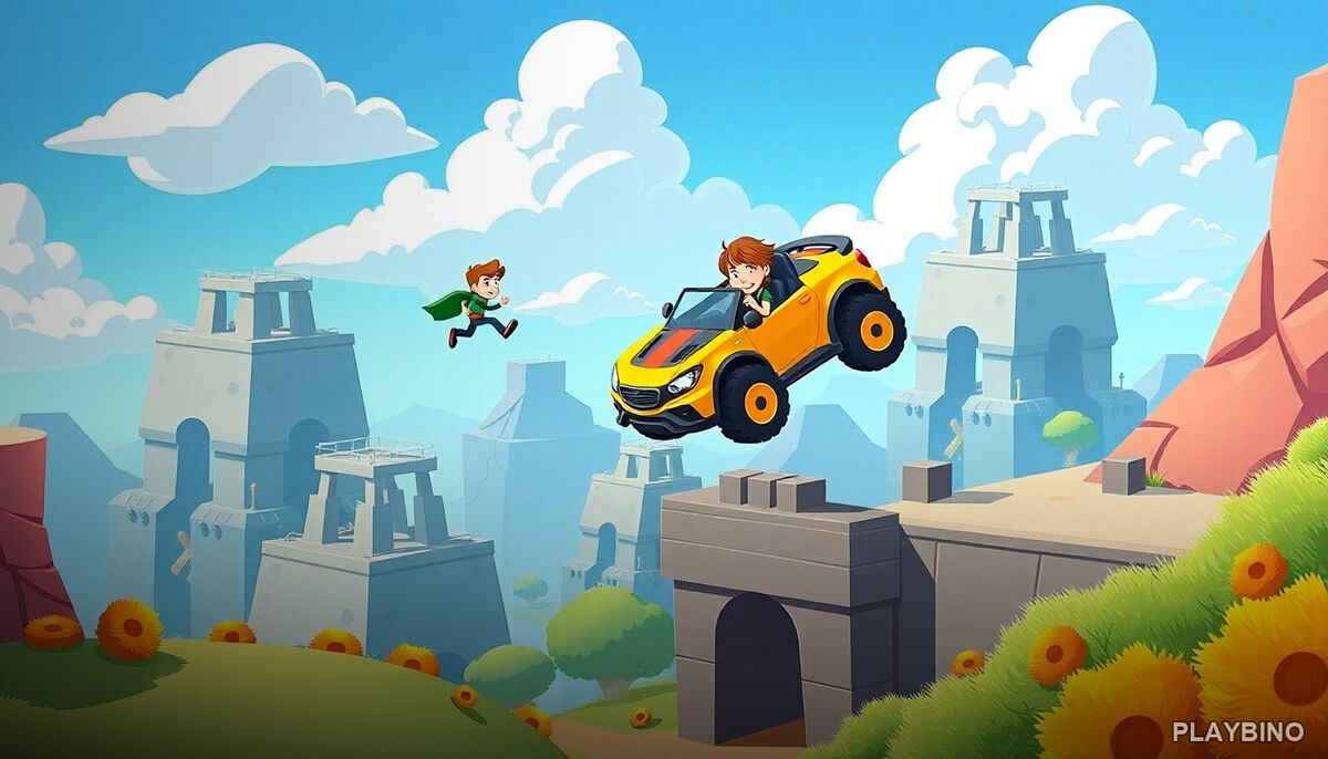 Obby vs Noob Driver: Two Players, One Car, Zero Room for Error image