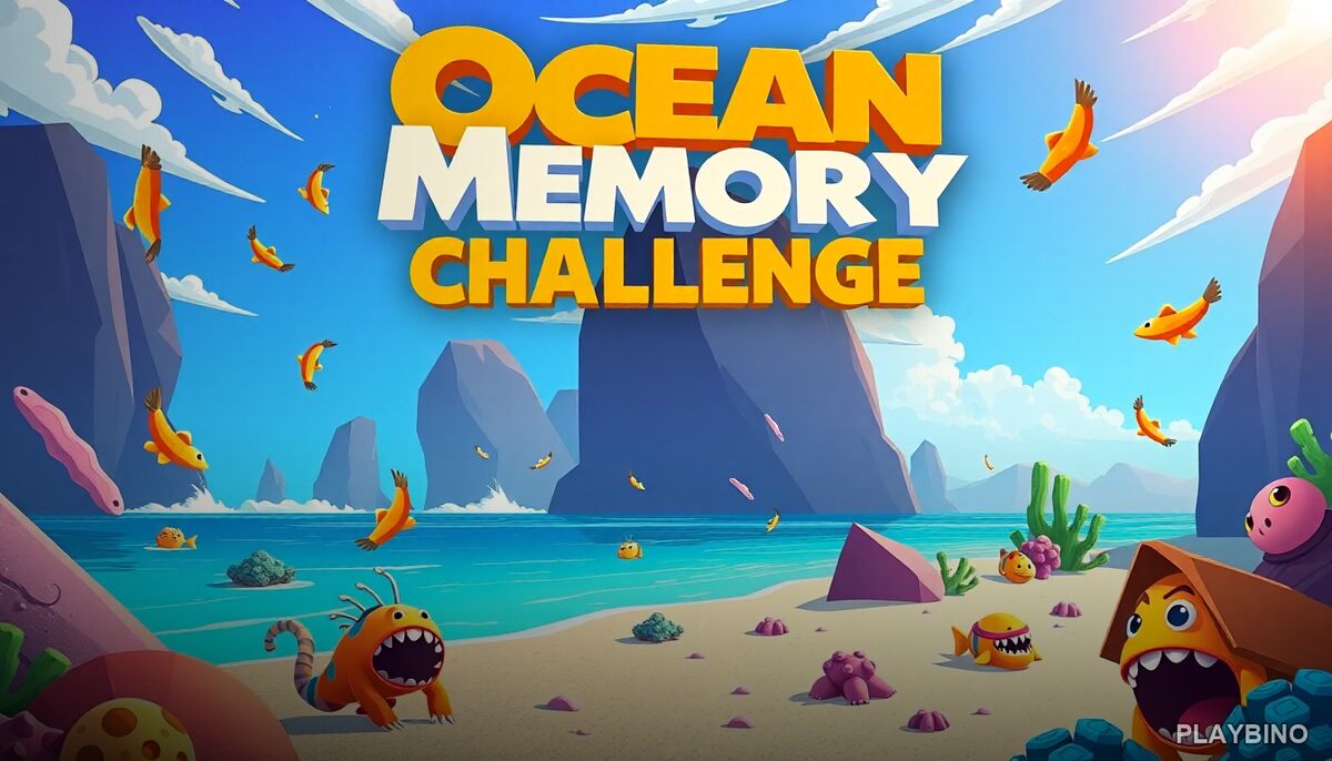 Ocean Memory Challenge: Flip, Match, and Train Your Brain image