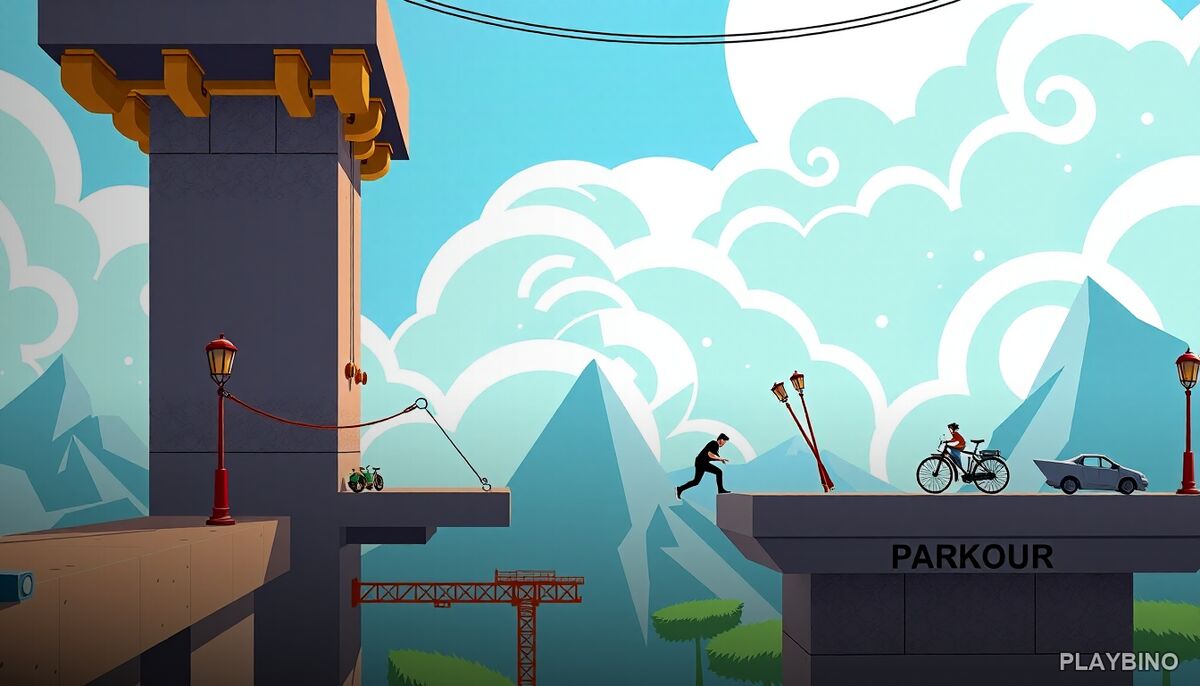 Only Up Parkour 2: Climbing, Timing, and the Cost of One Bad Jump image