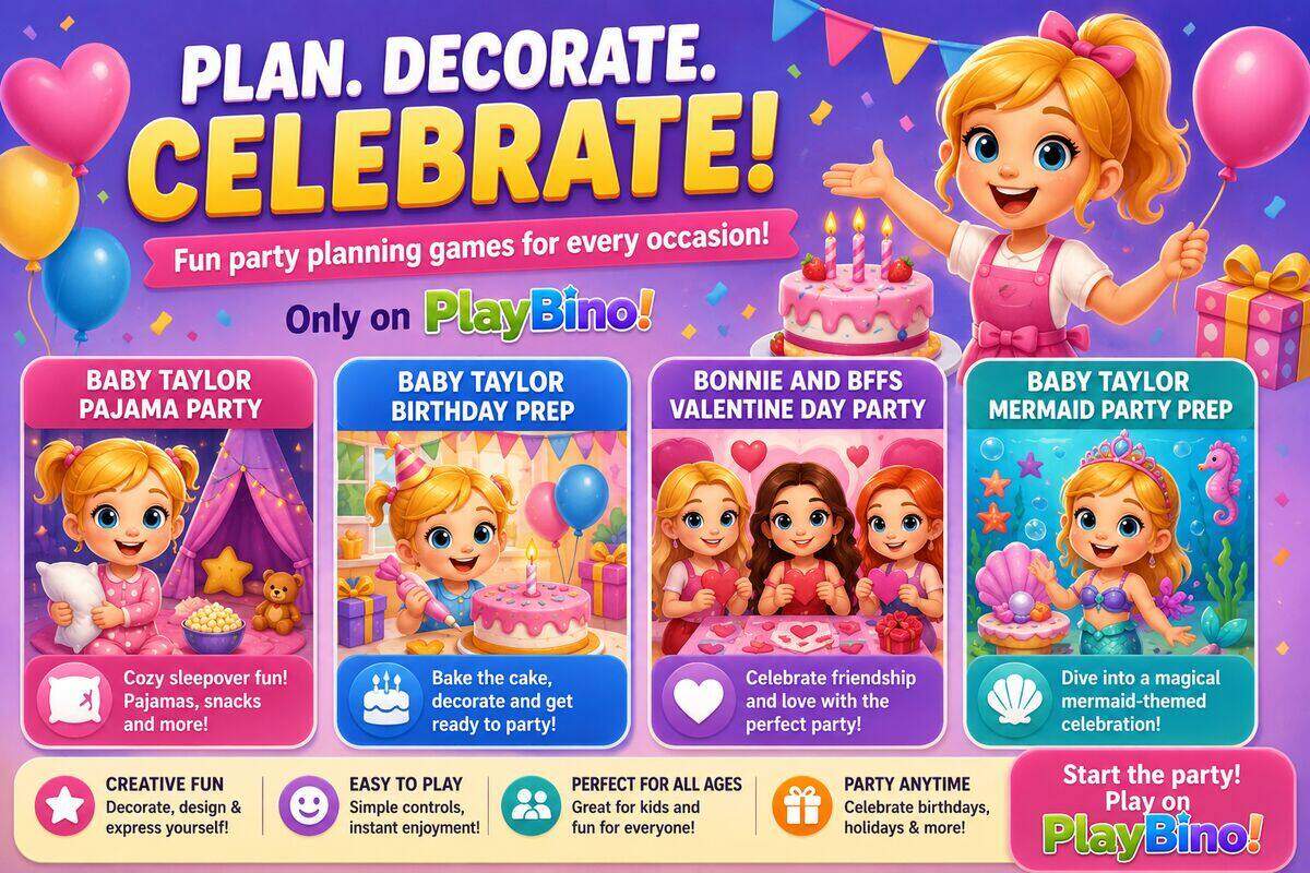Party Planning Games Online: Get Into the Festive Spirit With PlayBino image