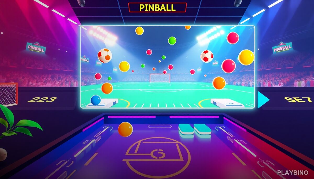 Pinball Football Champion: Arcade Flipper Action on a Football Table image