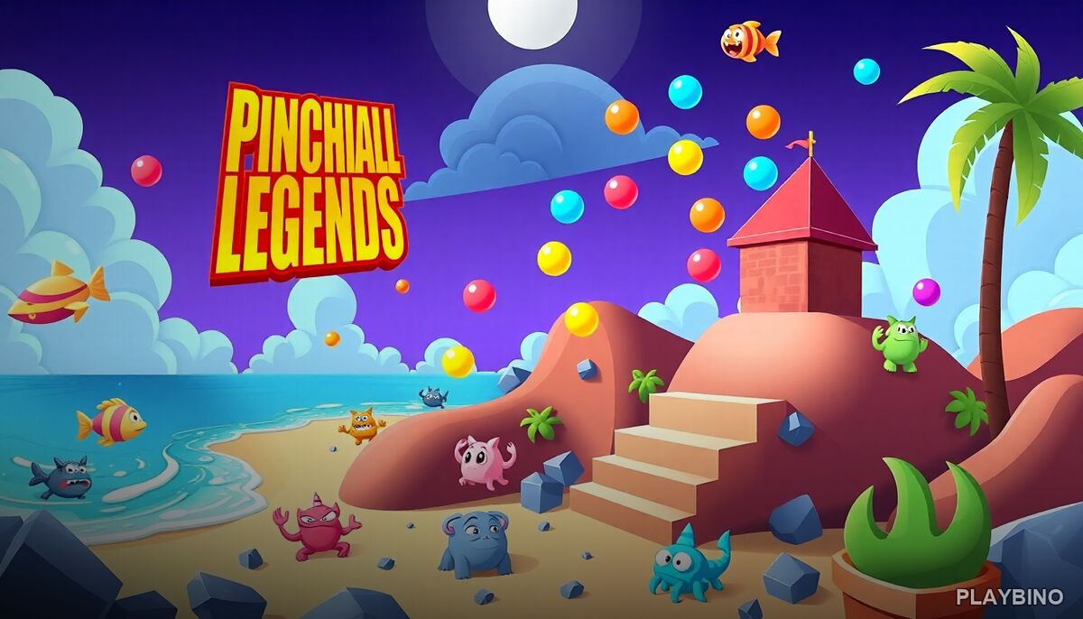 Pinball Legends: Beach-Themed Arcade Pinball in Your Browser image
