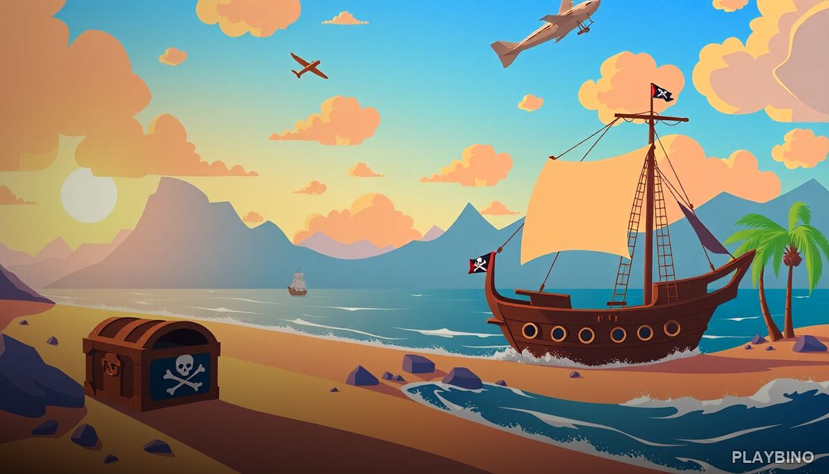 Pirates Find The Diffs: Spot Hidden Changes in Pirate Scenes image