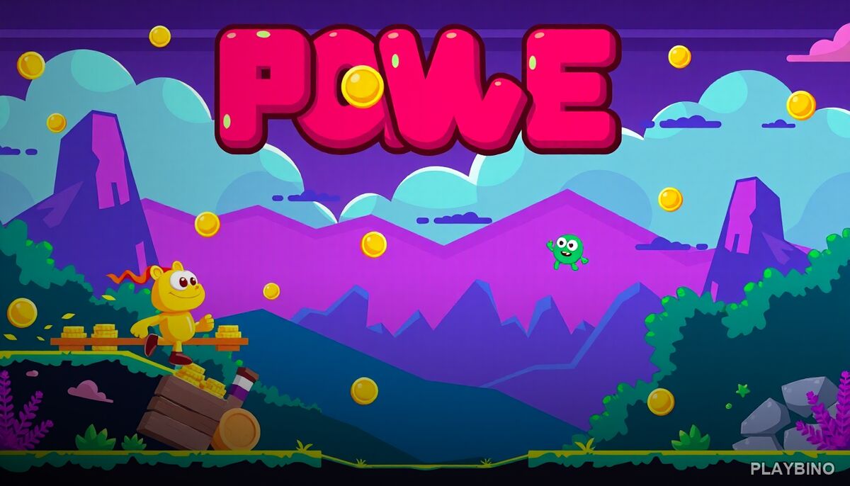 Pogo Peggy: Bouncing Through Chaos on Crumbling Platforms image