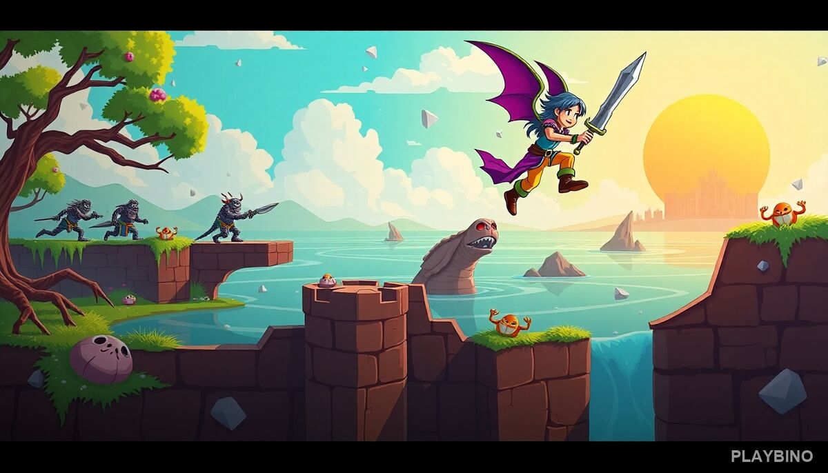 Princess Goldsword and The Land of Water: Platforming Through a Waterlogged World image