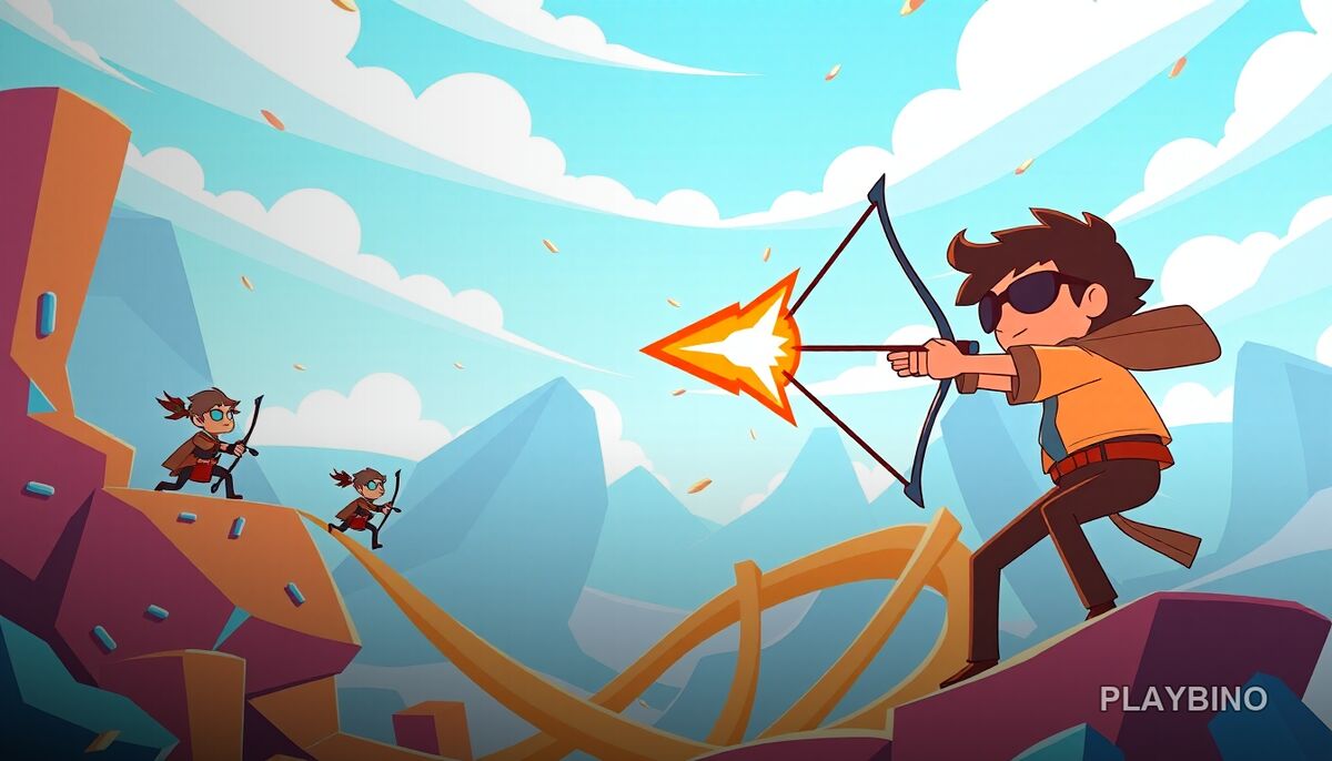 Red And Blue Stickman Spy Puzzles: Archery Strategy and Tactical Shooting image