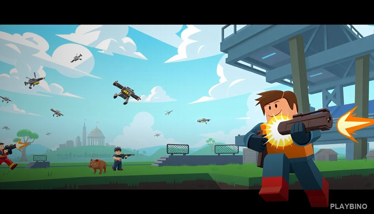 Roblox World Shooter: Fast-Paced Arena Combat in Your Browser image