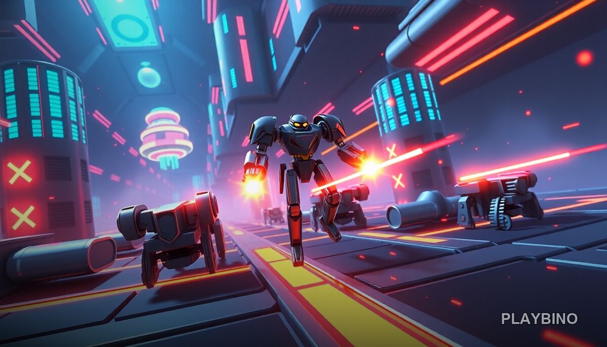Robot Runner Fight: Endless Combat in a Cyberpunk World image