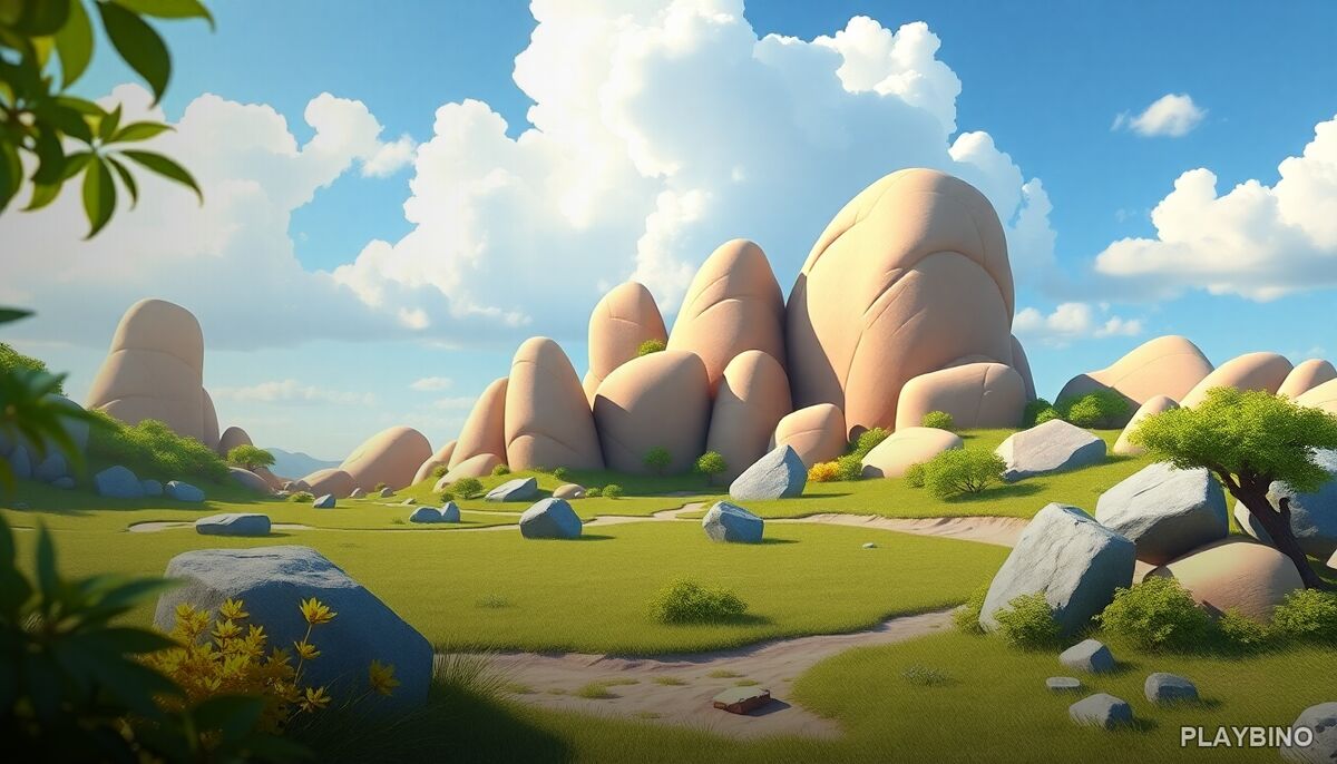 Rock Art: Paint-by-Numbers on 3D Rocks in Your Browser image