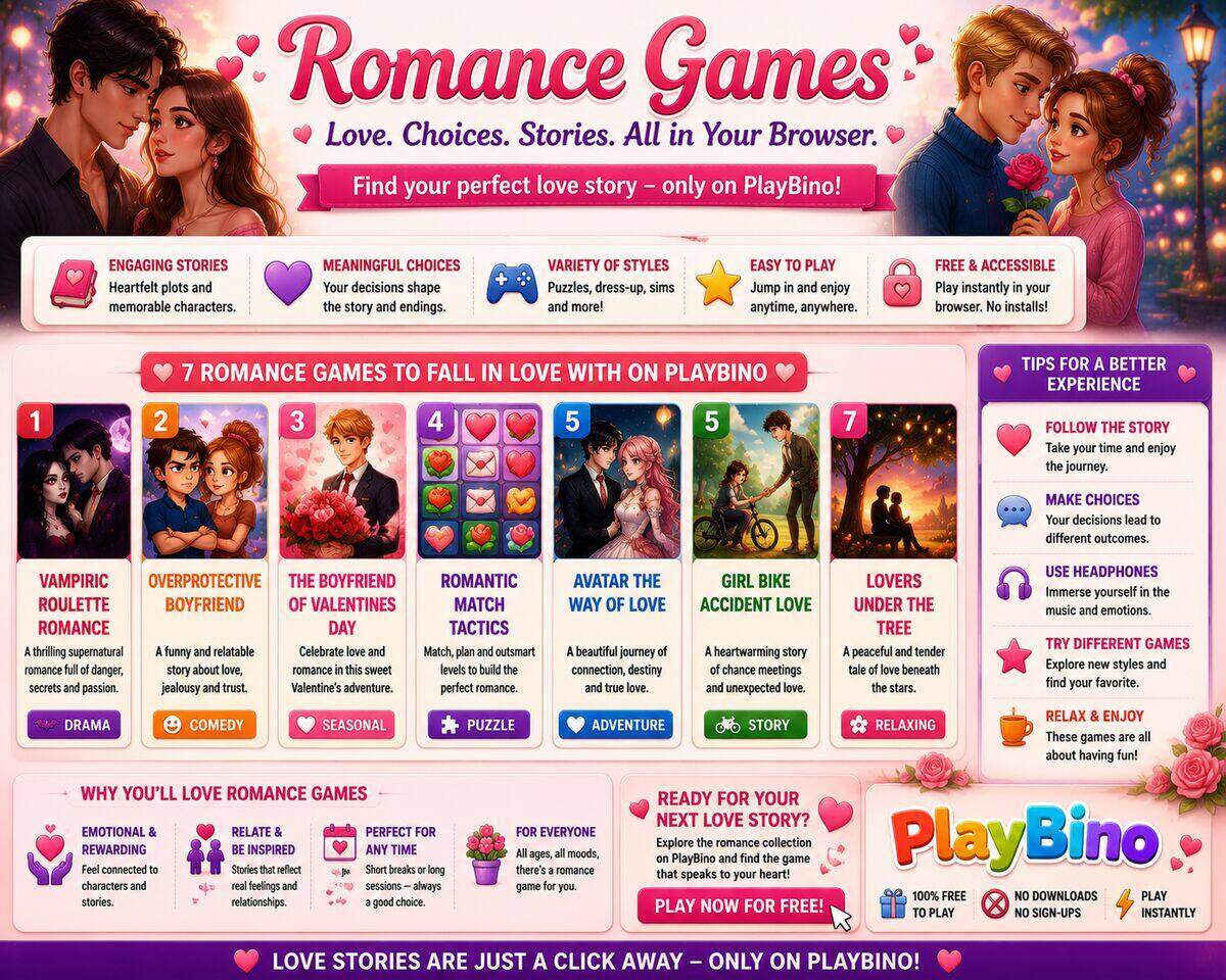 Find Your Perfect Match: Exploring Romance Games on PlayBino image