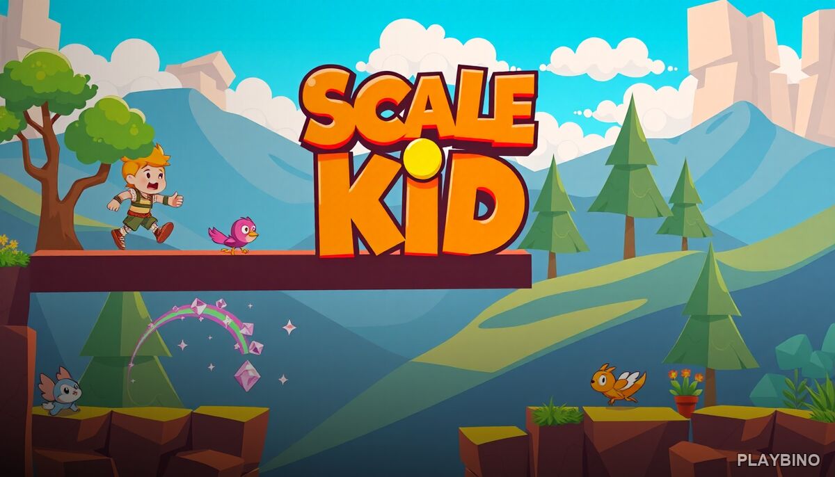 Scale Kid Run And Jump Up: Size-Switching Survival in an Endless Runner image