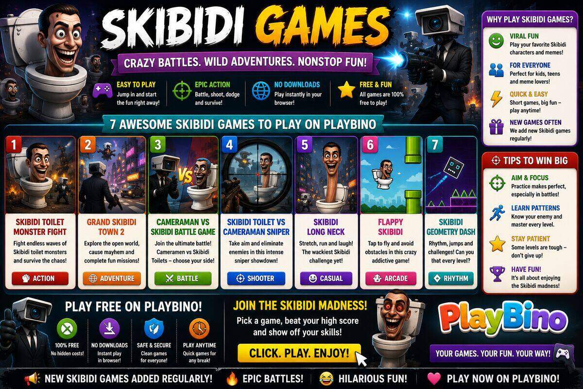 Skibidi Games Online: The Wildest Browser Games You Need to Try image
