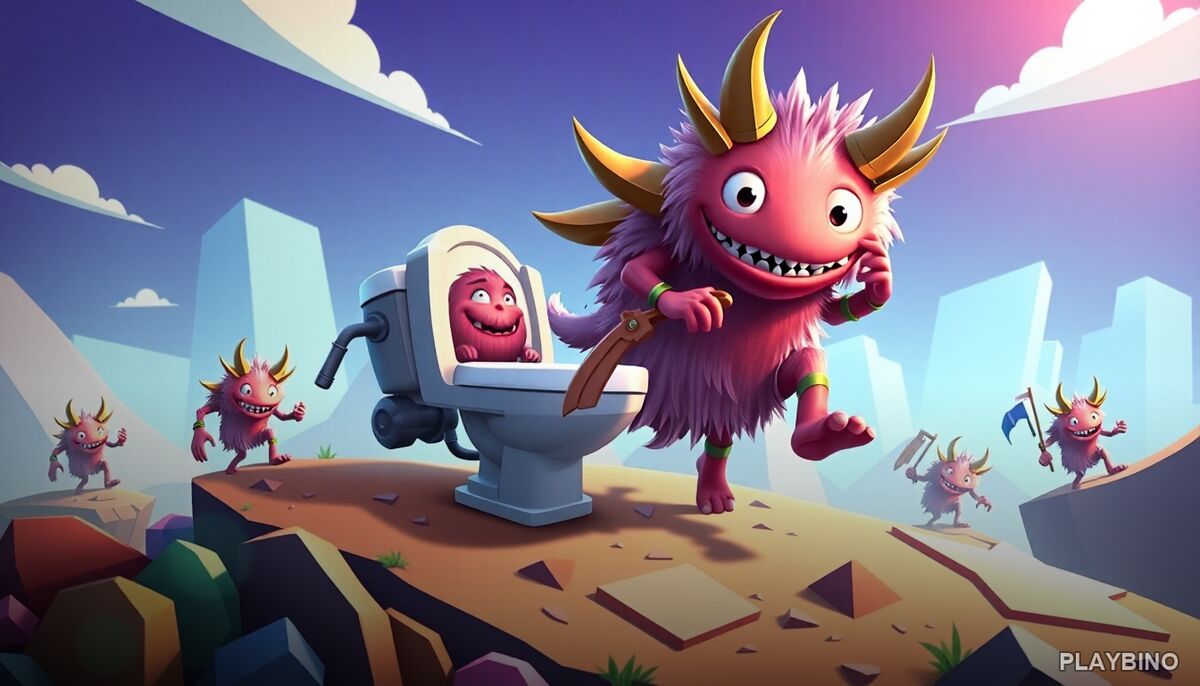 Skibidi Toilet Monster Fight: Tactical Combat with a Bizarre Twist image