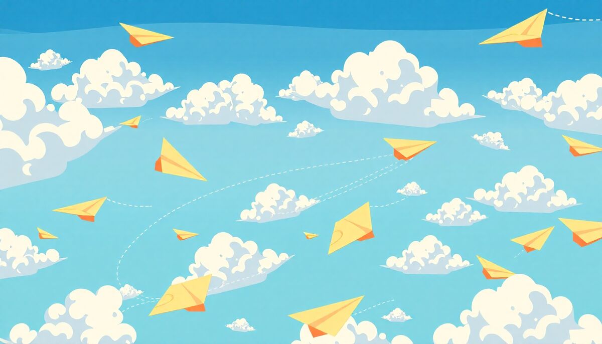 Sky Glide: Master the Endless Paper Plane Runner image
