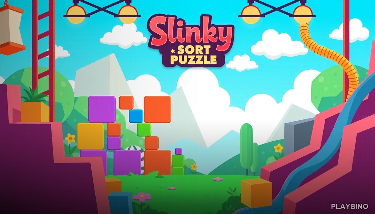 Slinky Sort Puzzle: Color Sorting Logic That Gets Harder Fast image