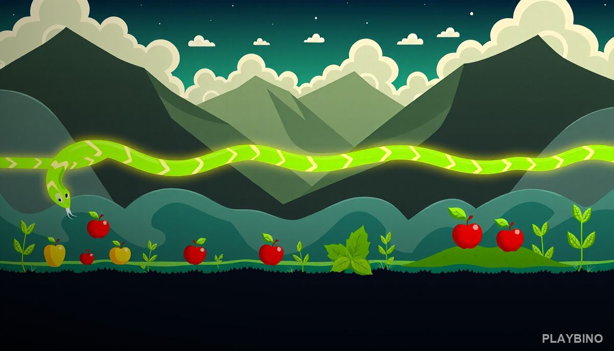 Snake And Apple: 99 Levels of Spatial Puzzle Thinking image
