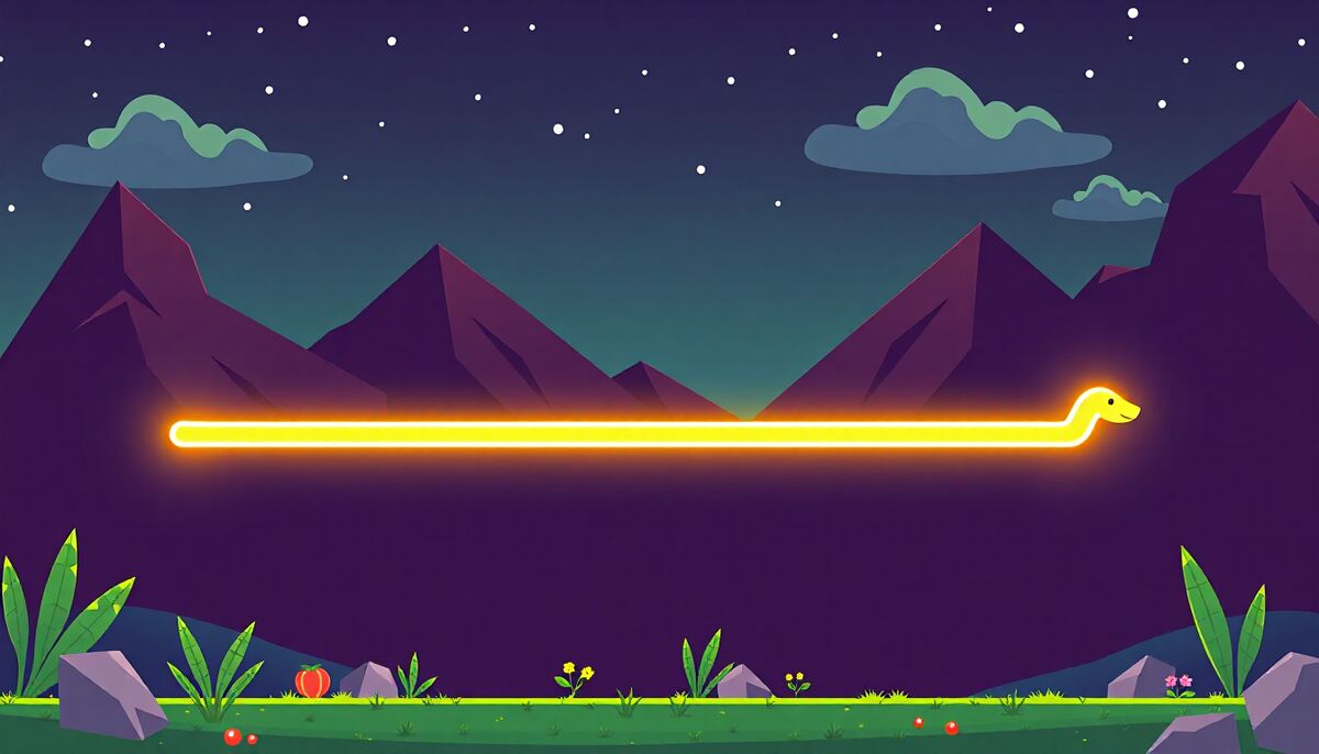 The Snake Game: Classic Arcade Strategy for Browser Play image