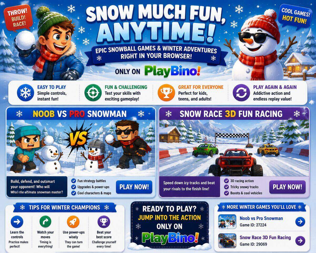 Snowball Games Online: Frosty Fun You Can Play Right Now image