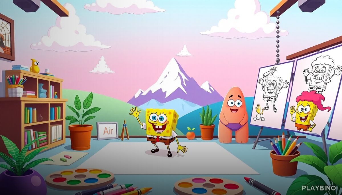 SpongeBob Coloring Adventure: Color Bikini Bottom Your Way image