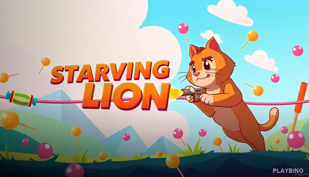 Starving Lion: Rope-Cutting Puzzle Guide image