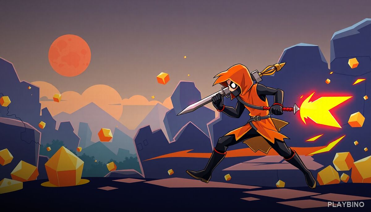 Stick Ninja Survival: Waves, Upgrades, and Rogue-Like Chaos image