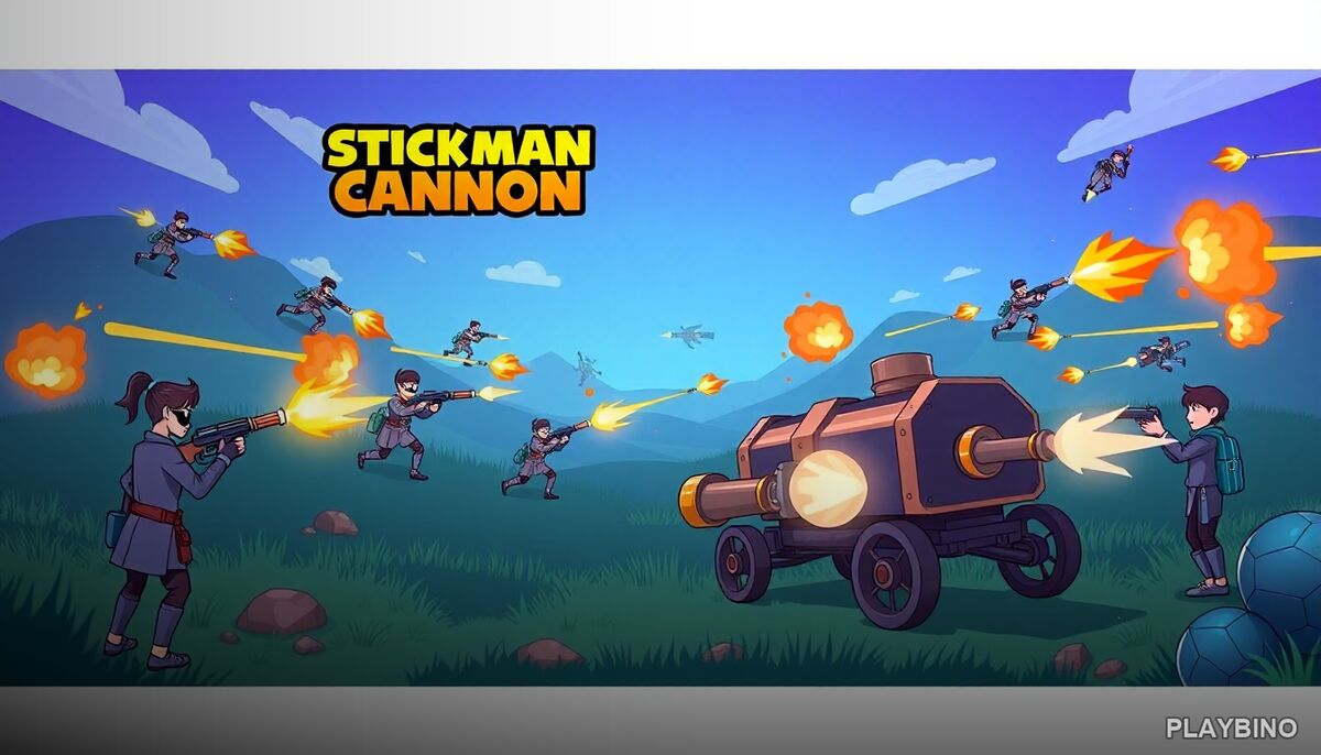 Stickman Cannon Shooter: Tactical Artillery Defense Guide image