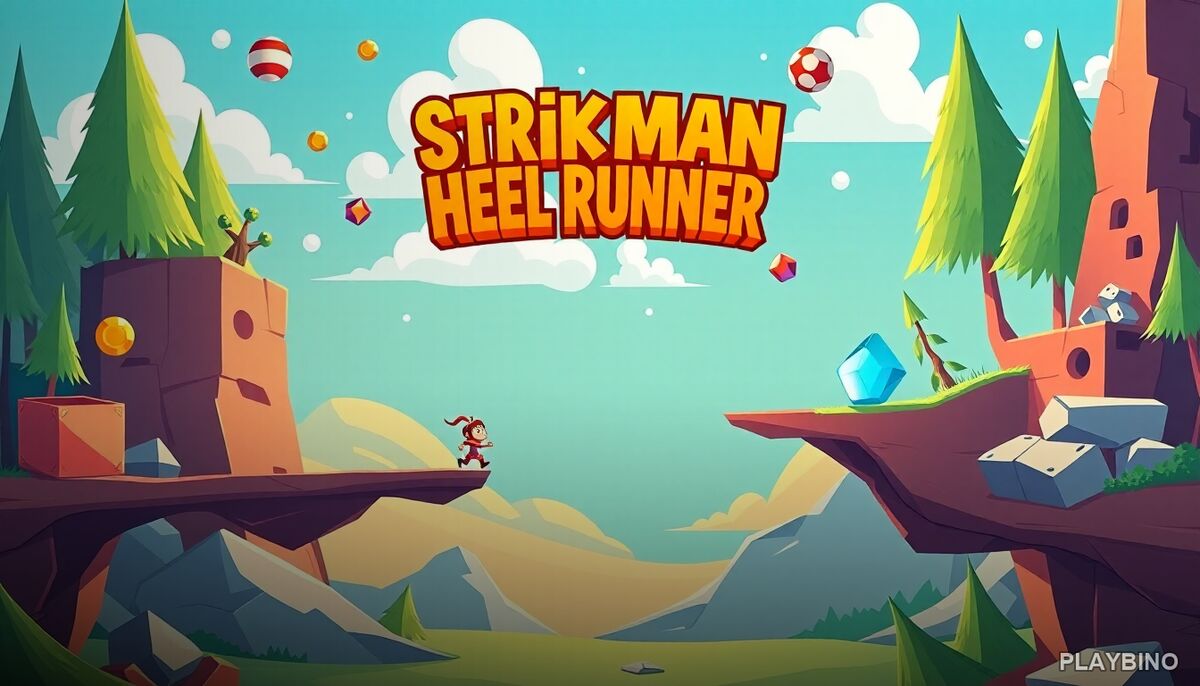 Stickman Heel Runner: Precision Platforming at Full Speed image