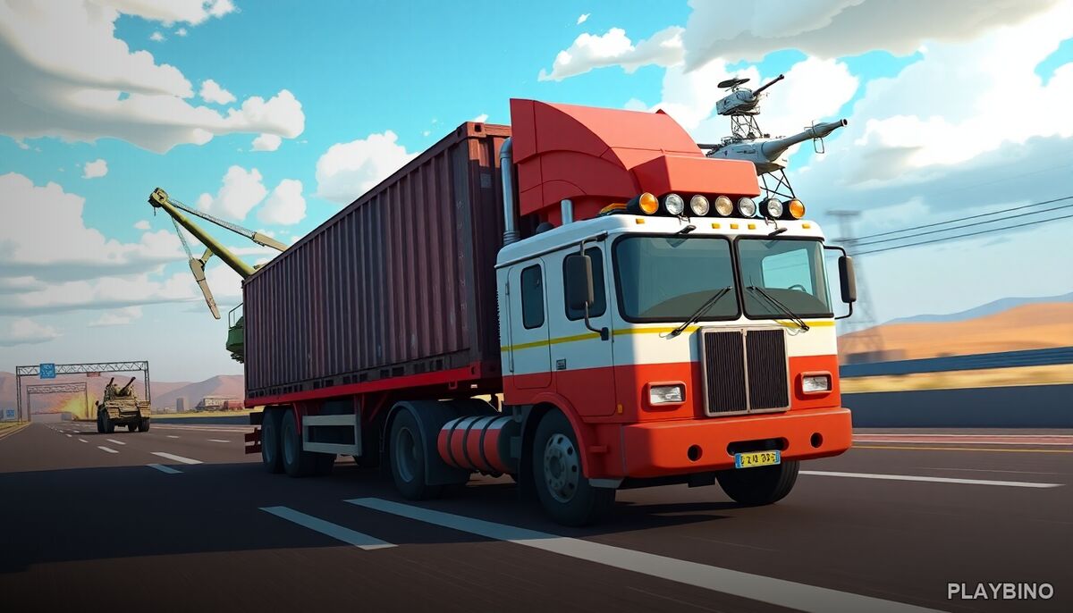 Tank Transporter: Driving Heavy Military Cargo Across Dangerous Terrain image