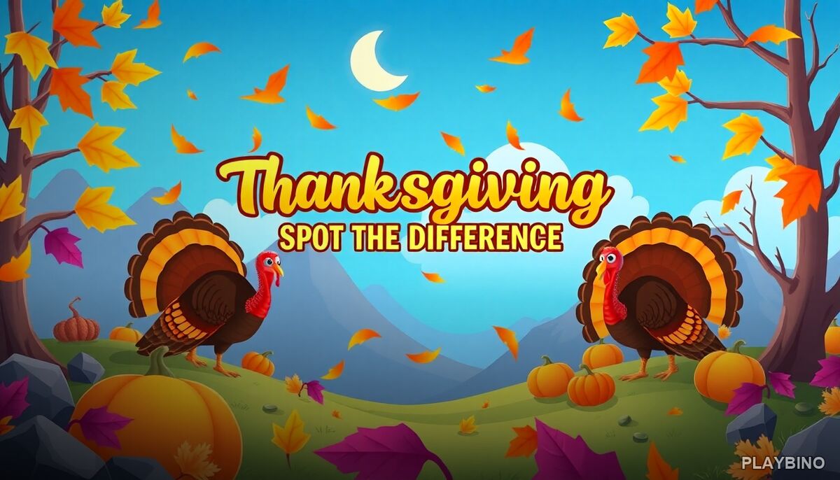Thanksgiving Spot The Differences: A Festive Puzzle Worth Your Attention image