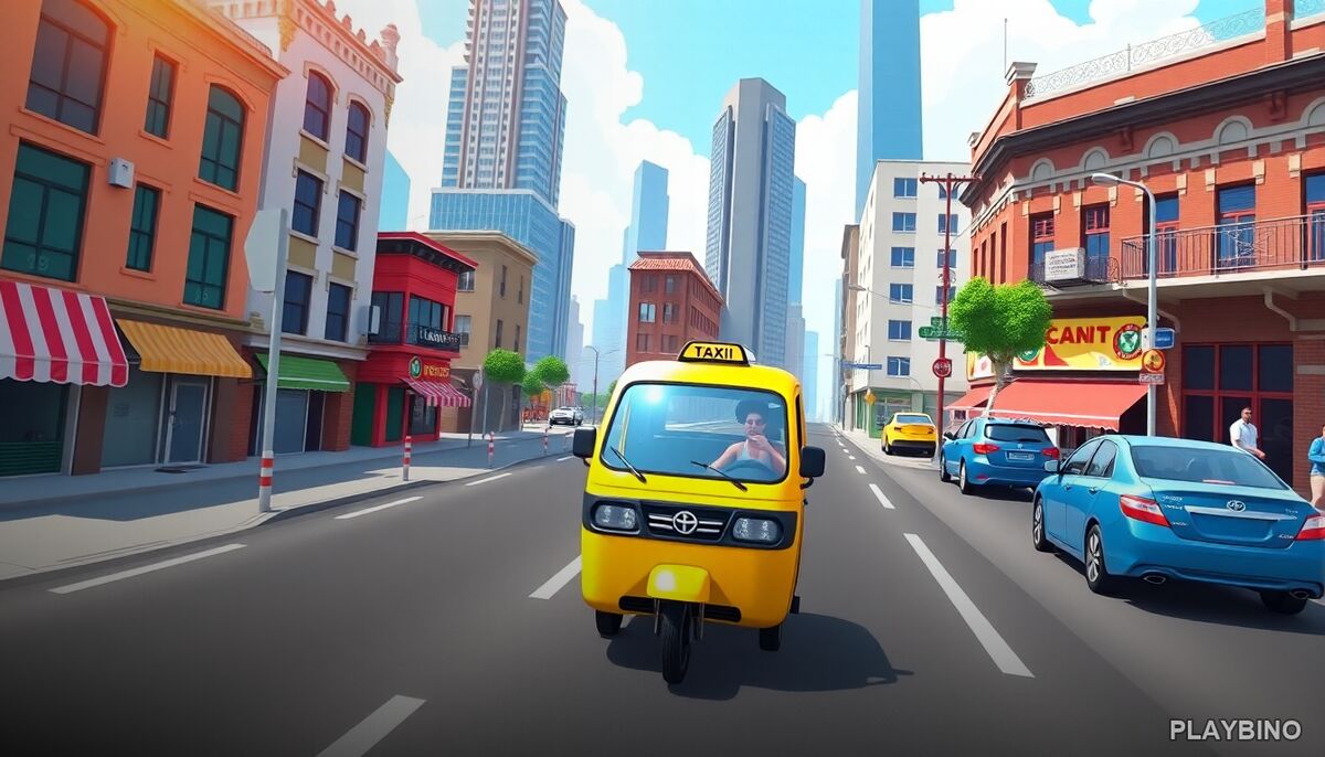 TukTuk Rickshaw City Driving Sim: Navigate the Urban Chaos image