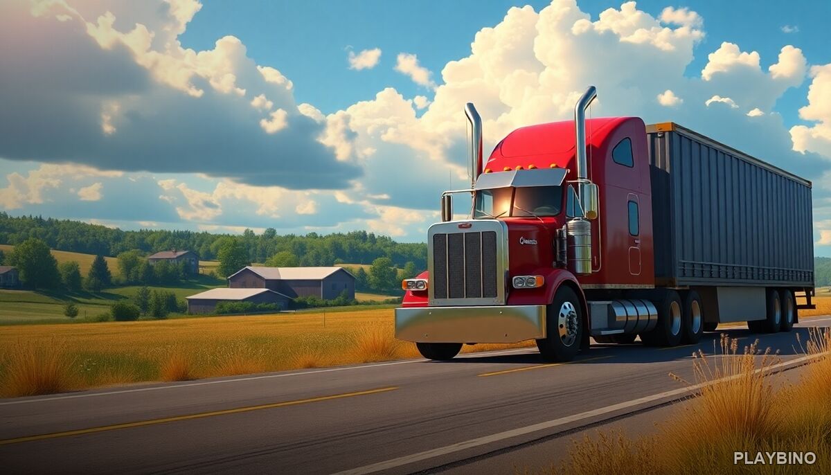 USA Truck Simulator 2024: Hauling Livestock Across the American Countryside image